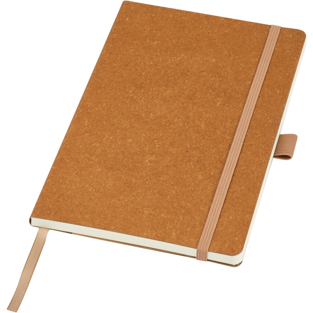 Logotrade promotional product image of: Kilau recycled leather notebook 