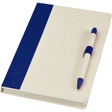 Logotrade promotional giveaways photo of: Dairy Dream A5 size reference recycled milk cartons notebook and ballpoint pen set