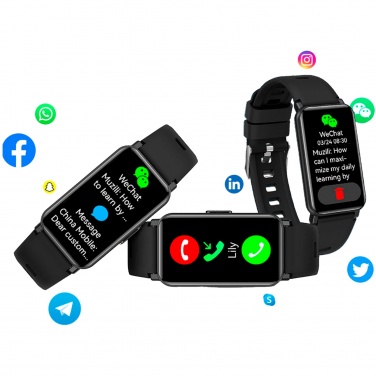 Logotrade promotional products photo of: Prixton AT806 multisport smartband with GPS