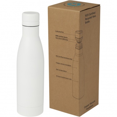 Logotrade promotional product image of: Vasa 500 ml RCS certified recycled stainless steel copper vacuum insulated bottle