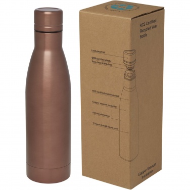 Logo trade promotional product photo of: Vasa 500 ml RCS certified recycled stainless steel copper vacuum insulated bottle