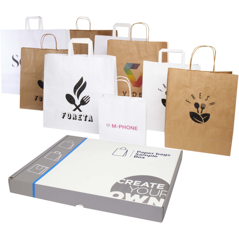 Logotrade corporate gifts photo of: Kraft paper bags sample box