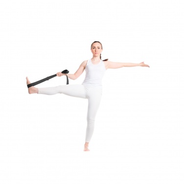 Logo trade promotional merchandise photo of: Virabha RPET yoga strap