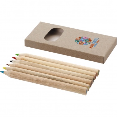 Logotrade promotional giveaway image of: Artemaa 6-piece pencil colouring set