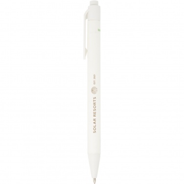 Logo trade corporate gifts picture of: Chartik monochromatic recycled paper ballpoint pen with matte finish