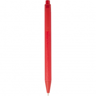 Logo trade promotional merchandise image of: Chartik monochromatic recycled paper ballpoint pen with matte finish