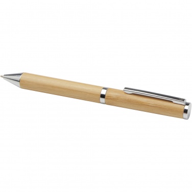 Logotrade advertising product image of: Apolys bamboo ballpoint and rollerball pen gift set 