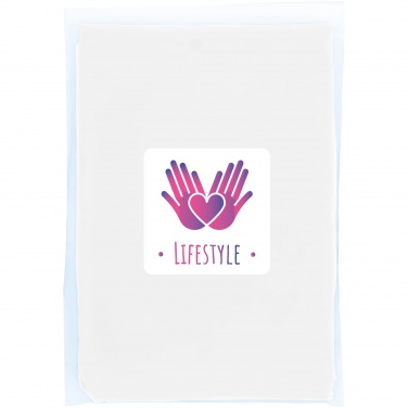Logotrade promotional gift image of: Mayan recycled plastic disposable rain poncho with storage pouch