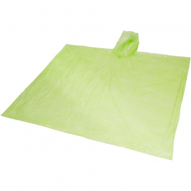 Logotrade promotional gift picture of: Mayan recycled plastic disposable rain poncho with storage pouch