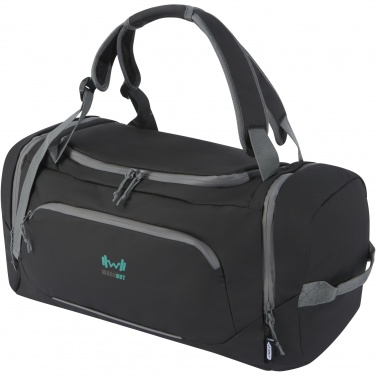Logo trade corporate gifts image of: Aqua GRS recycled water resistant duffel backpack 35L