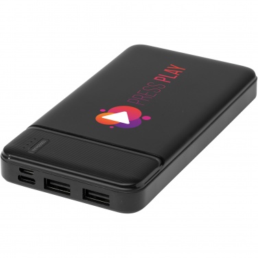 Logo trade promotional items image of: Loop 10.000 mAh recycled plastic power bank 