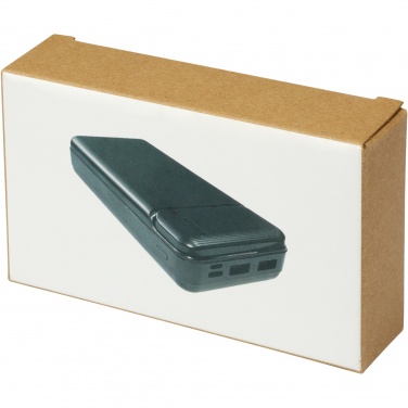 Logo trade promotional giveaways picture of: Loop 20.000 mAh recycled plastic power bank 