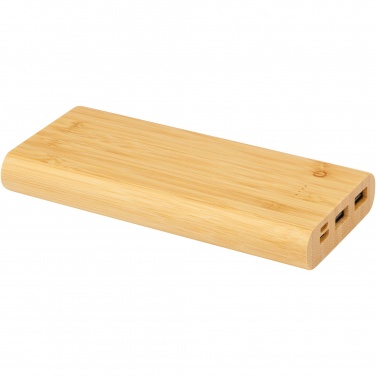 Logotrade corporate gift image of: Tulda 10.000 mAh bamboo power bank