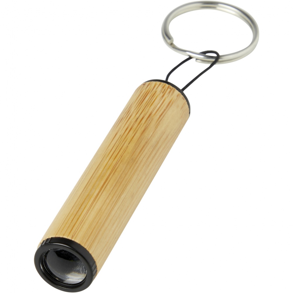 Logotrade promotional gifts photo of: Cane bamboo key ring with light