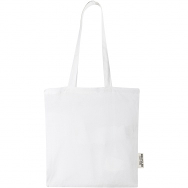 Logo trade promotional gift photo of: Madras 140 g/m2 GRS recycled cotton tote bag 7L