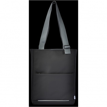 Logotrade corporate gift picture of: Aqua 14" GRS recycled water resistant laptop tote bag 14L