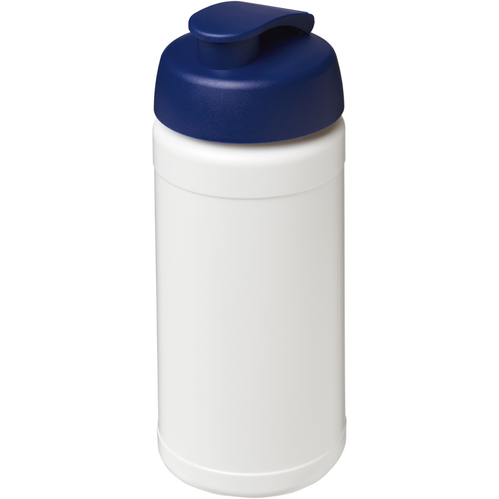 Logotrade promotional product picture of: Baseline 500 ml recycled sport bottle with flip lid