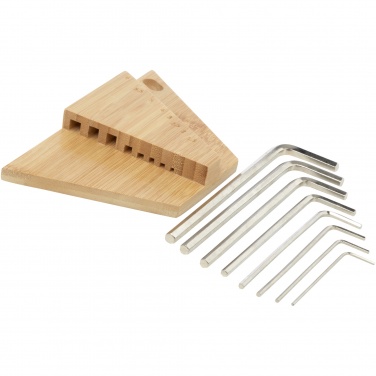 Logotrade advertising product picture of: Allen bamboo hex key tool set