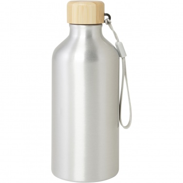 Logo trade advertising products image of: Malpeza 500 ml RCS certified recycled aluminium water bottle
