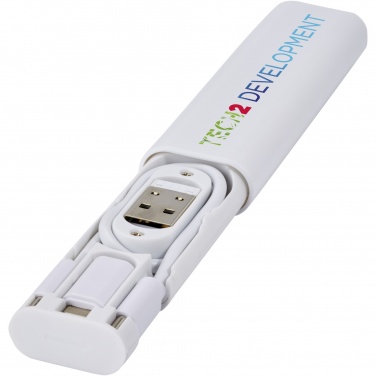 Logo trade promotional merchandise photo of: Whiz recycled plastic modular charging cable 
