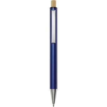 Logotrade promotional gift image of: Cyrus recycled aluminium ballpoint pen (blue ink)