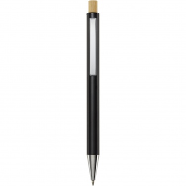 Logo trade promotional merchandise photo of: Cyrus recycled aluminium ballpoint pen (blue ink)