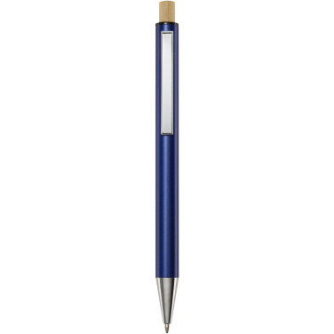 Logotrade promotional product picture of: Cyrus recycled aluminium ballpoint pen (black ink)