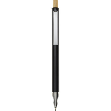 Logotrade promotional merchandise photo of: Cyrus recycled aluminium ballpoint pen (black ink)