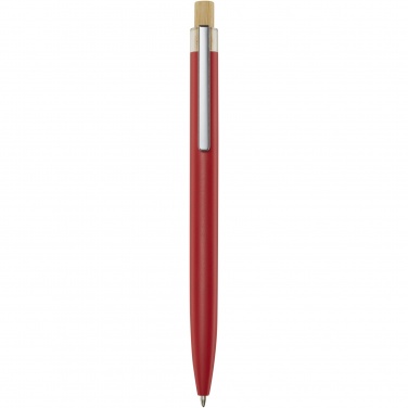 Logo trade advertising products image of: Nooshin recycled aluminium ballpoint pen  (blue ink)