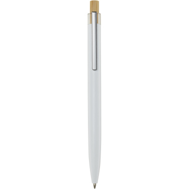 Logo trade advertising product photo of: Nooshin recycled aluminium ballpoint pen (black ink)