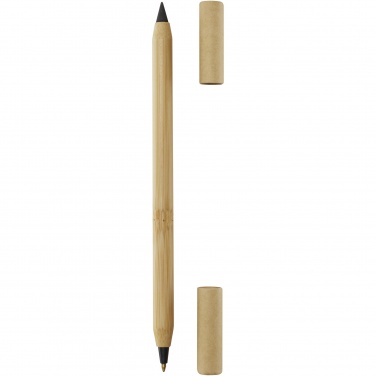 Logo trade advertising products image of: Samambu bamboo duo pen