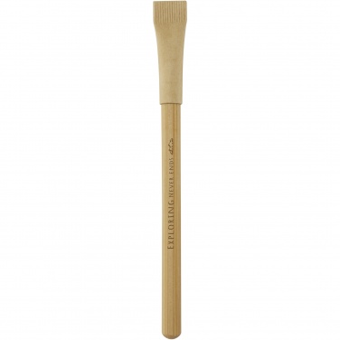 Logo trade advertising product photo of: Seniko bamboo inkless pen