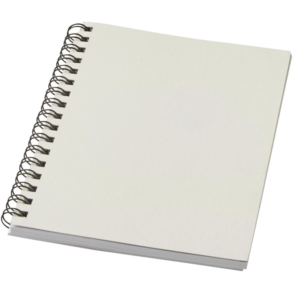 Logo trade advertising products image of: Desk-Mate® A6 colour spiral notebook