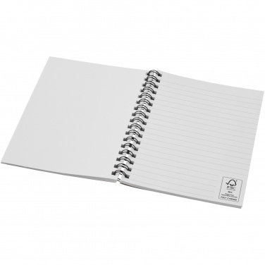 Logo trade corporate gift photo of: Desk-Mate® A6 colour spiral notebook