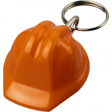 Logotrade promotional giveaways photo of: Kolt hard hat-shaped recycled keychain