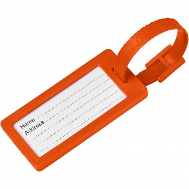 Logo trade promotional products image of: River recycled window luggage tag