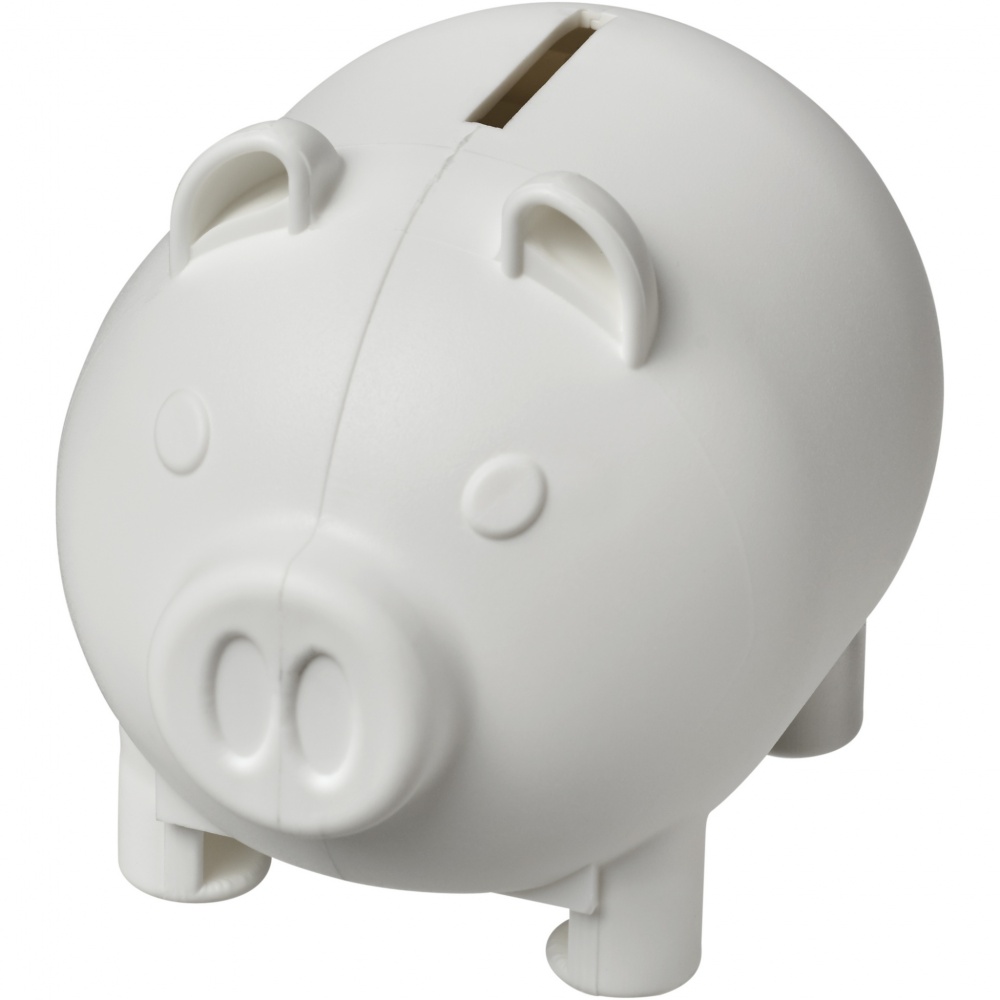 Logotrade business gift image of: Oink recycled plastic piggy bank