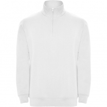 Logo trade promotional giveaways image of: Aneto quarter zip sweater