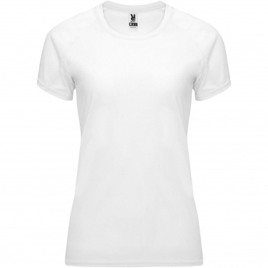 Logo trade promotional giveaways image of: Bahrain short sleeve women's sports t-shirt