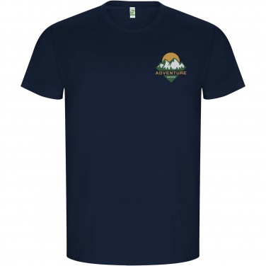 Logo trade promotional gifts image of: Golden short sleeve men's t-shirt