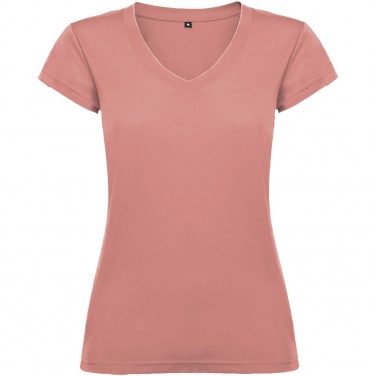 Logo trade promotional gifts picture of: Victoria short sleeve women's v-neck t-shirt