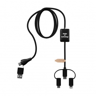 Logotrade promotional merchandise photo of: SCX.design C48 CarPlay 5-in-1 charging cable 