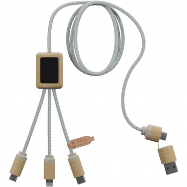 Logo trade promotional merchandise photo of: SCX.design C49 5-in-1 charging cable