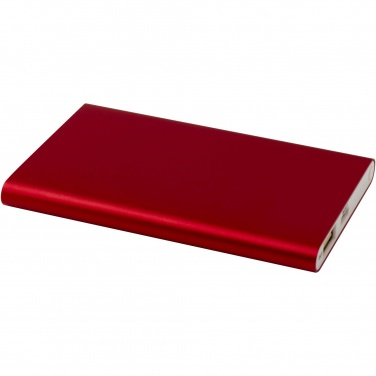 Logo trade corporate gifts image of: Pep 4000 mAh Type-C recycled aluminium power bank 