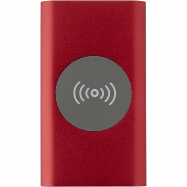 Logotrade promotional item image of: Juice 4000 mAh Type-C recycled aluminium wireless power bank 