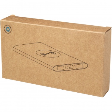 Logotrade promotional item picture of: Juice 8000 mAh Type-C recycled aluminium wireless power bank