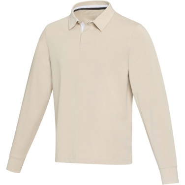 Logotrade advertising product picture of: Clyde unisex organic rugby polo sweatshirt