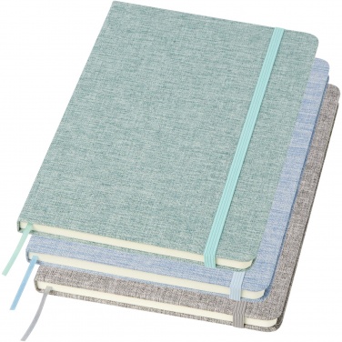 Logo trade business gifts image of: Ramona A5 cotton notebook