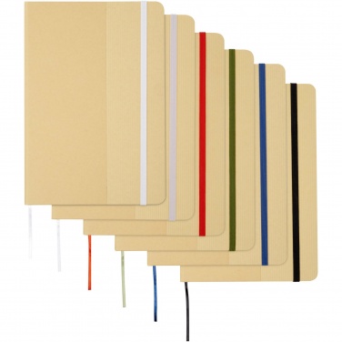Logotrade corporate gift image of: Nelida A5 recycled cardboard hard cover notebook