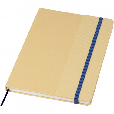 Logo trade promotional gifts image of: Nelida A5 recycled cardboard hard cover notebook